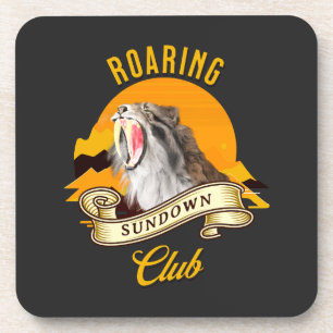 Posavasos Roaring Sundown Club Sabertooth Tiger