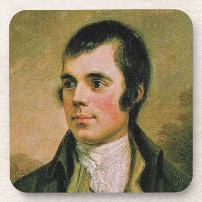 Posavasos Robert Burn, celebrando la noche de Burn (Frente)