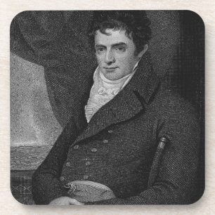 Posavasos Robert Fulton (1765-1815), grabado por el parque