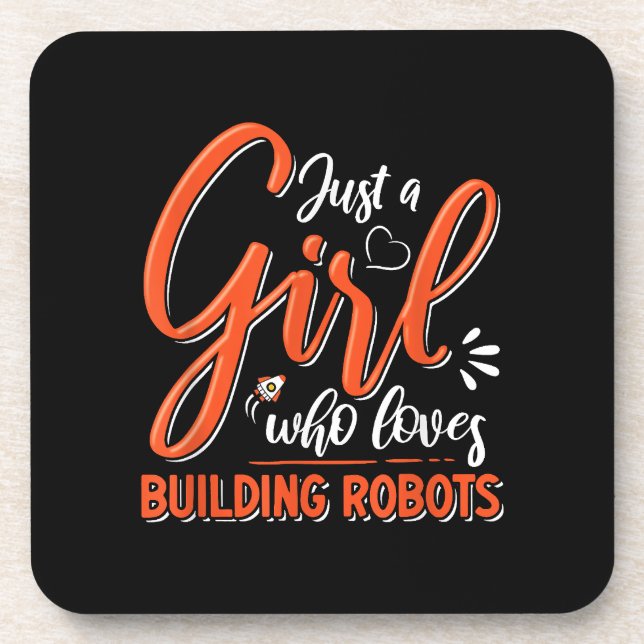 Posavasos Robotics Engineer Robot Lover Chica Rob (Frente)