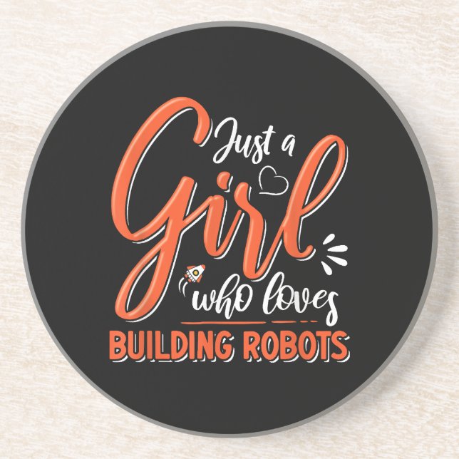 Posavasos Robotics Engineer Robot Lover Chica Rob (Frente)