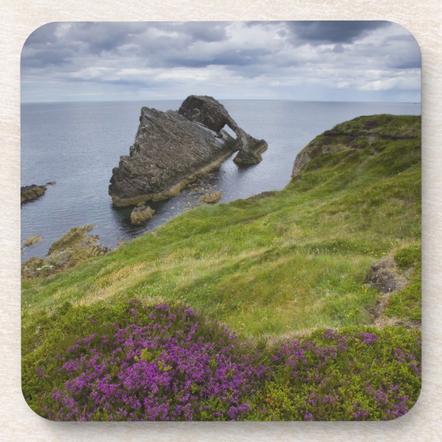 Posavasos Roca del violín del arco, Portknockie, Escocia (Frente)