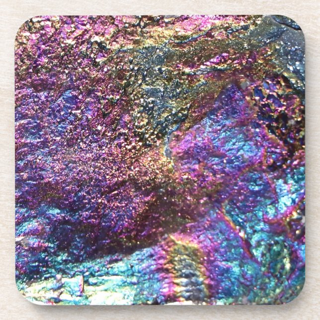 Posavasos Rocas arcoiris caídas (Frente)