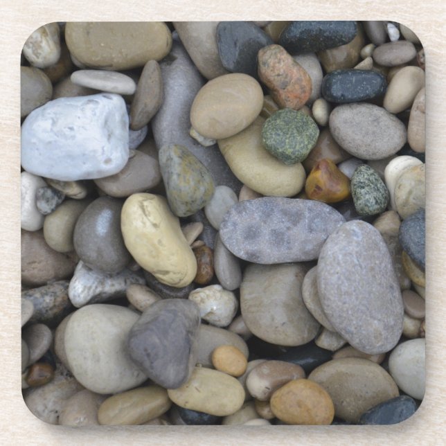 Posavasos Rocas en la playa (Frente)