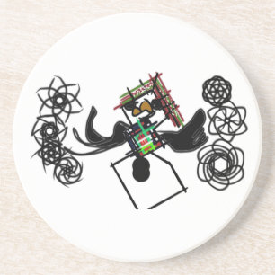 Posavasos Rock alrededor de la nieve