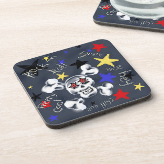 Posavasos Rock-N-Roll Skull, galletas
