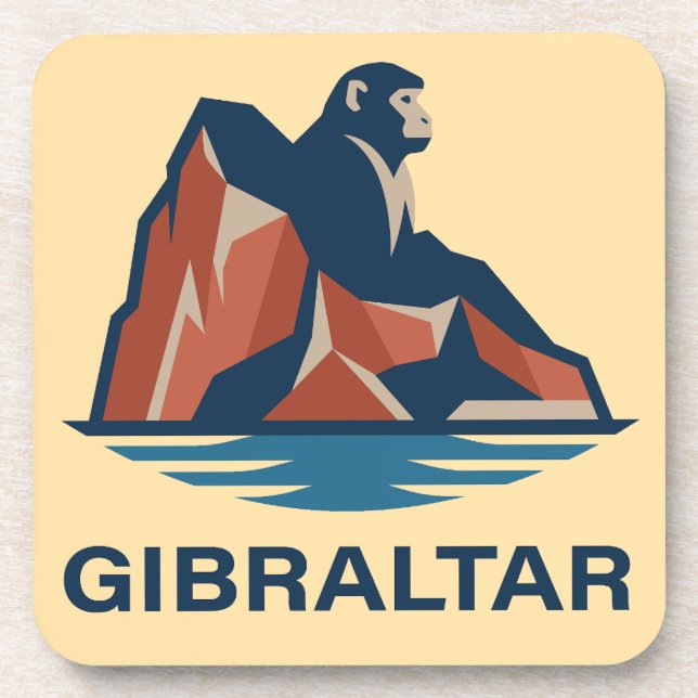 Posavasos Rock of Gibraltar (Frente)