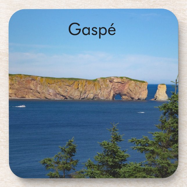 Posavasos Rock percé en el Golfo de San Lorenzo (Frente)