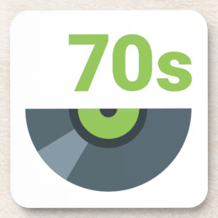 Posavasos Rock Record de los años 70