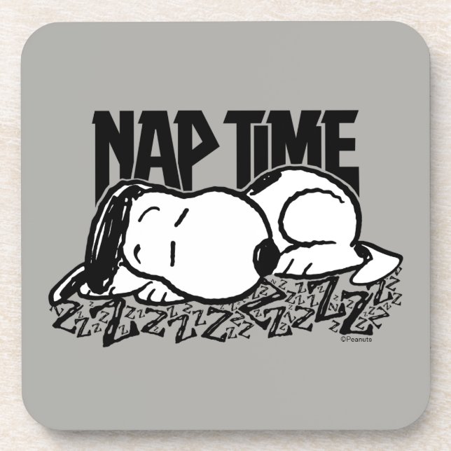 Posavasos Rock Tees | Tiempo de Nap Snoopy (Frente)