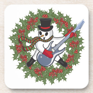 Posavasos Rockin' Snowman
