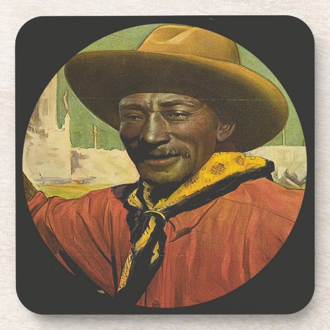 Posavasos Rodeo Cowboy Steer Wresters Coasters (Frente)