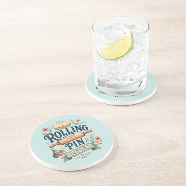 Posavasos Rodillo de Amasar Regular Cottage Baker (Lado)