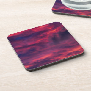 Posavasos rojo de agosto
