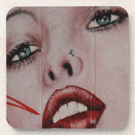 Posavasos Rojo labios