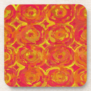 Posavasos Rojo y amarillo