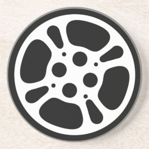 Posavasos Rollo de película/práctico de costa del carrete 