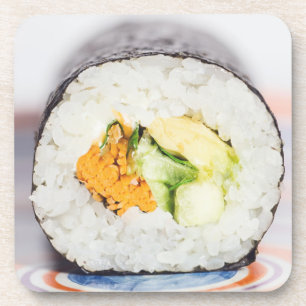 Posavasos Rollo de sushi Pescado y arroz