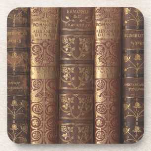 Posavasos Romances de Alexandre Dumas (Lomos de libros)