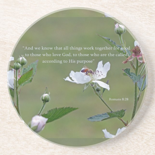Posavasos Romans 8:28 (Frente)