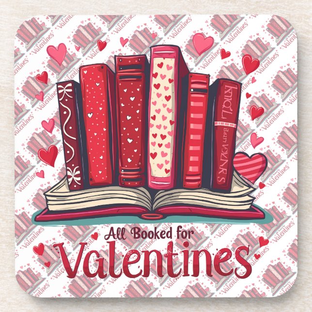 Posavasos Romantic Reading Vibes Cozy Valentine Gift (Frente)
