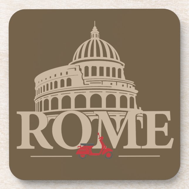 Posavasos Rome Italy Europe (Frente)