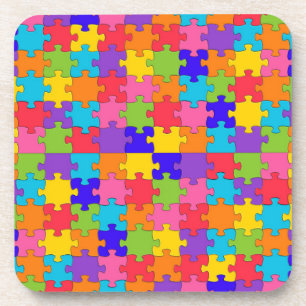 Posavasos rompecabezas del autismo