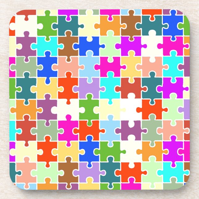 Posavasos Rompecabezas divertidos (Frente)