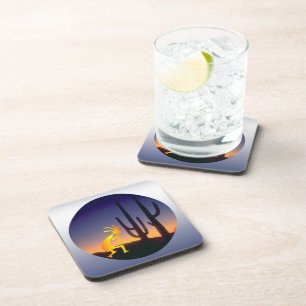Posavasos Ronda de Cactus y Kokopelli
