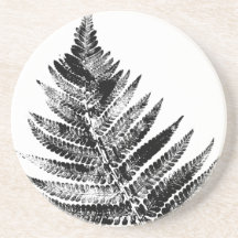 Ronda de impresión de hojas de hierro negro y blan