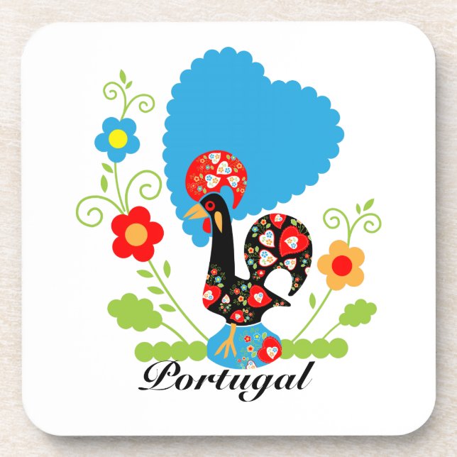 Posavasos Rooster de Portugal (Frente)