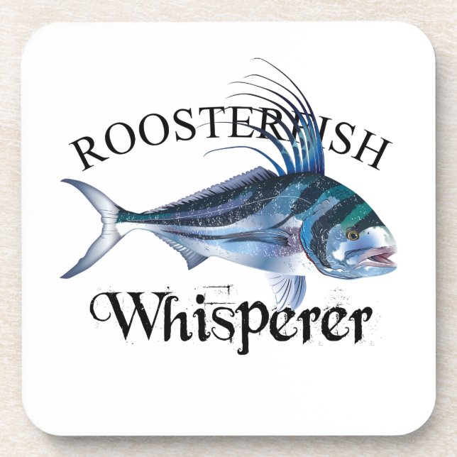 Posavasos Roosterfish Whisperer color claro (Frente)