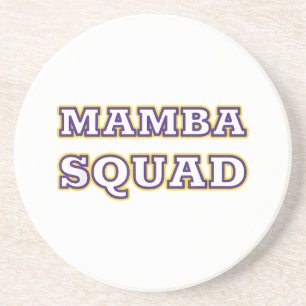 Posavasos Ropa divertida del escuadrón Mamba para amantes de