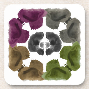 Posavasos Rorschach Inkblot Test Fun Art