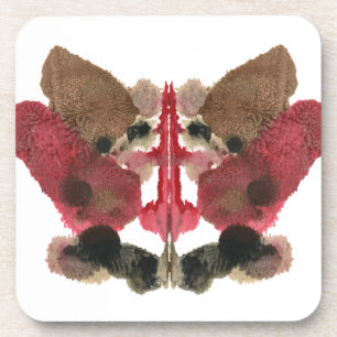 Posavasos Rorschach Inkblot Test. No me llames loca