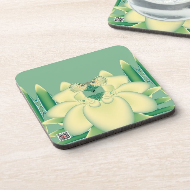 Posavasos Rosa amarilla (Lado Izquierdo)