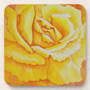 Posavasos Rosa amarillo
