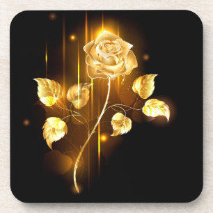 Posavasos Rosa de oro (rosa de oro)