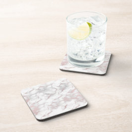 Posavasos Rosa Dorado Mármol Blanco Gris Glam Minimal