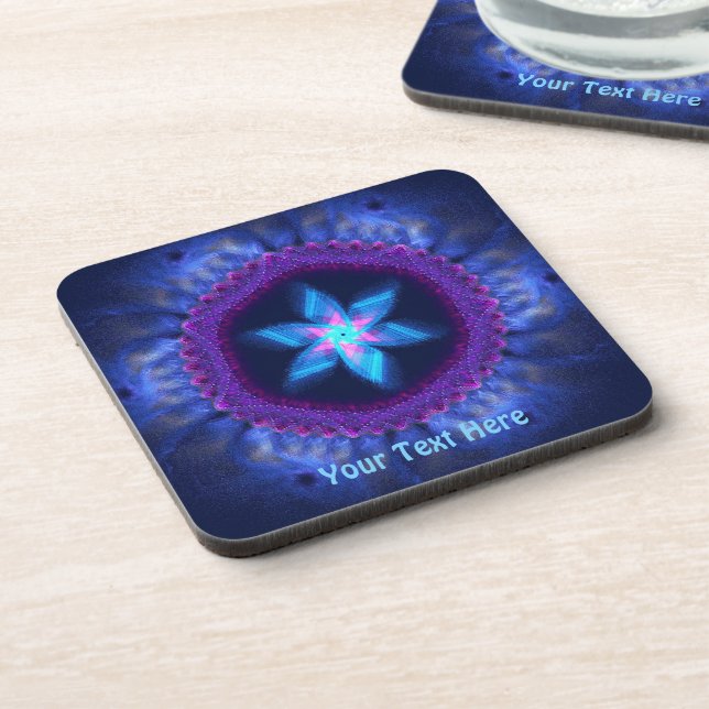 Posavasos Rosa - Magen azul (Lado Izquierdo)