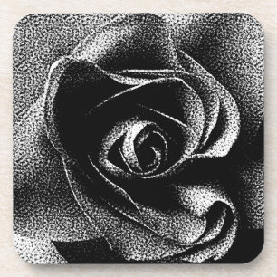 POSAVASOS ROSA NEGRO