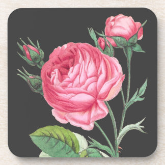 Posavasos Rosa rosa floral moderno