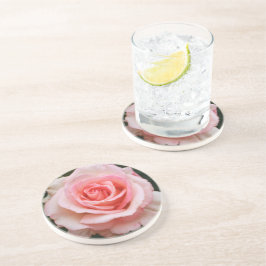 Posavasos Rosa rosa simple