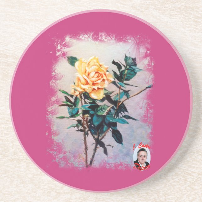 Posavasos Rosa/Rose (Frente)