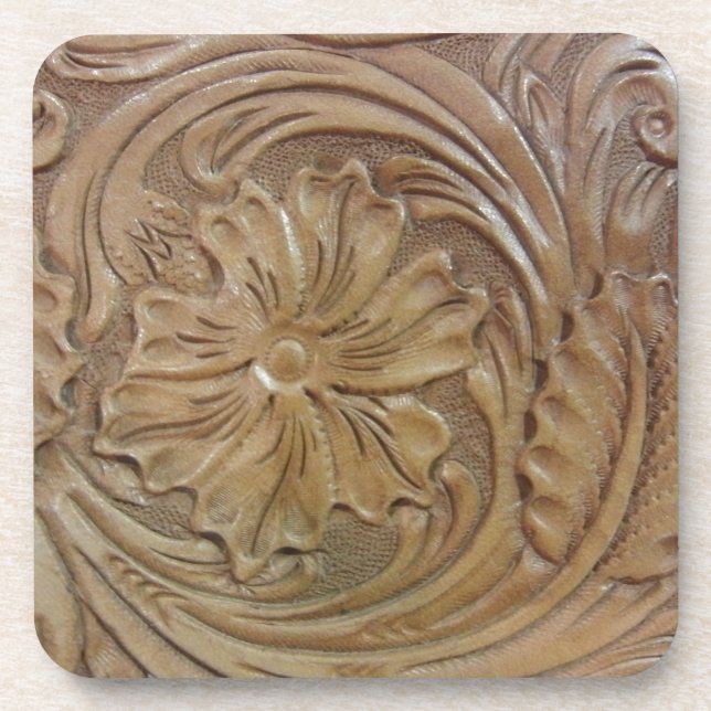 Posavasos Rosa Wild West (Frente)