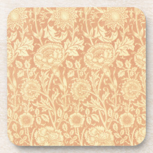 Posavasos Rosa y rosa de William Morris, flores vintage