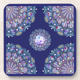 Posavasos Rosario azul