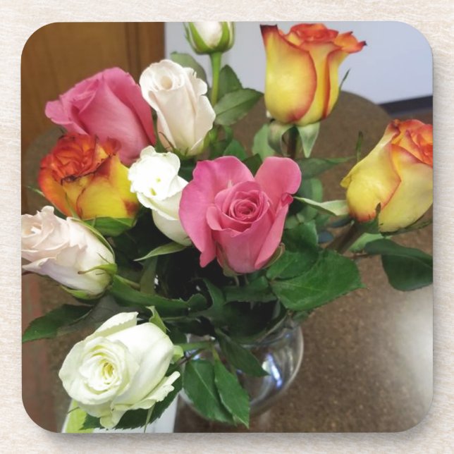 Posavasos Rosas (Frente)