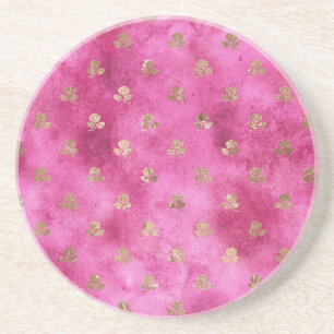 Posavasos Rosas de Oro Girly Pink