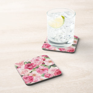 Posavasos Rosas Florales Rosadas Bonitas